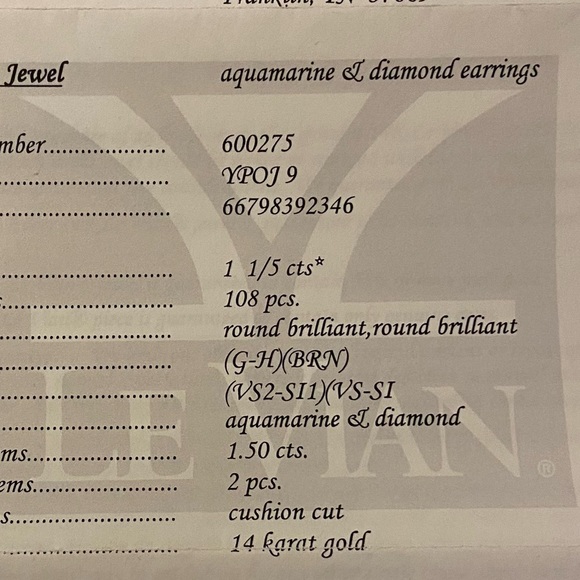 Le Vian Aquamarine and Chocolate Diamonds Earrings - Picture 7 of 7